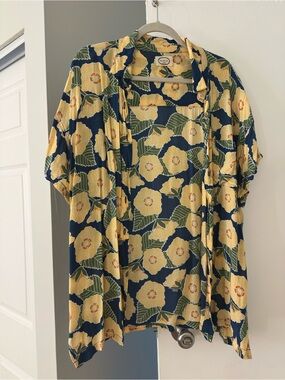 Benoa Swim Aloha Shirt in Ilima